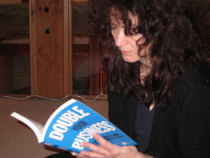 Julie reading Double Your Business
